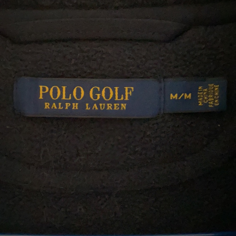 NWT Polo Golf Ralph Lauren navy blue fleece vest - Picture 5 of 13